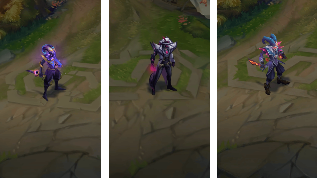 Dark Star Shaco vs Other Skins