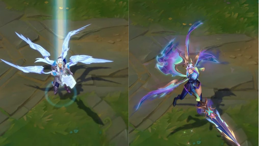 Evolution of Kayle Skins in LoL