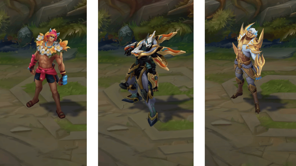Pool Party Sett vs Other Sett Skins
