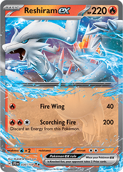 030 Reshiram ex