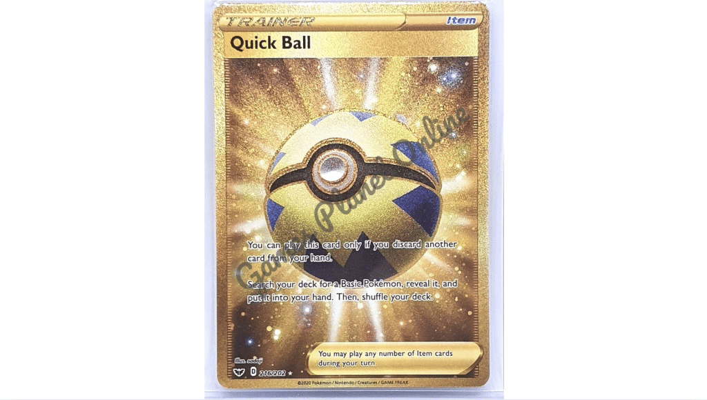 Quick Ball trainer card