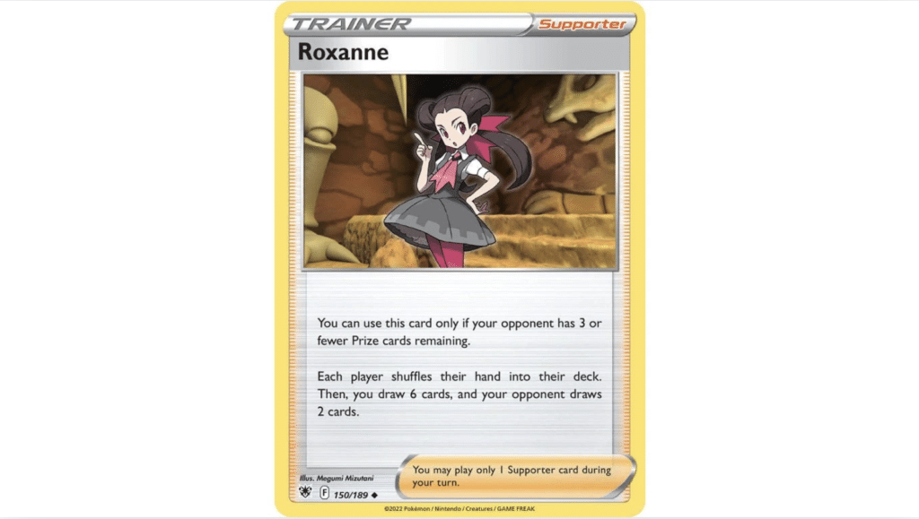 Roxanne trainer card pokemon