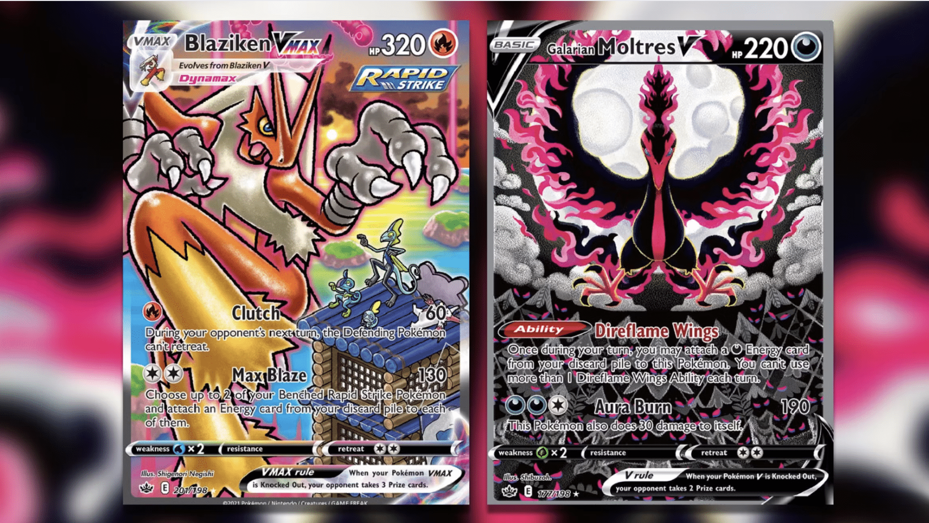 pokemon chilling reign card list