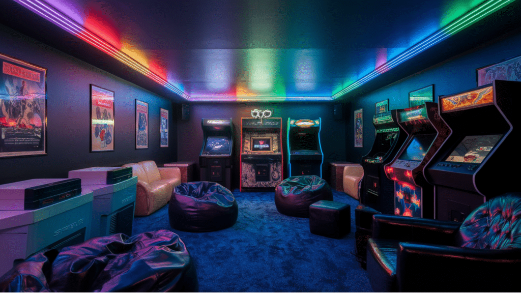 retro game room