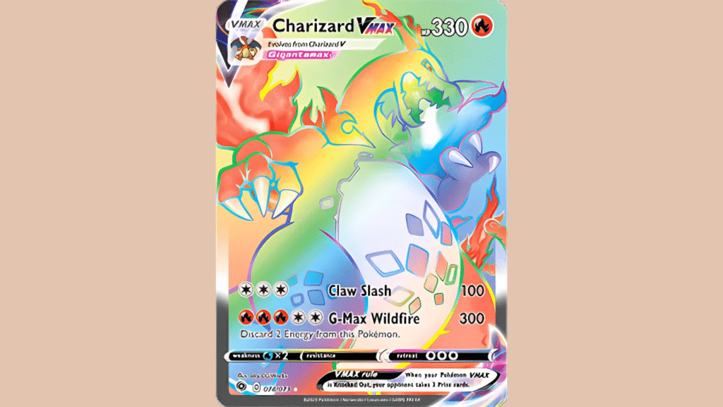 Champion’s Path – Shiny & Rainbow Charizard VMAX