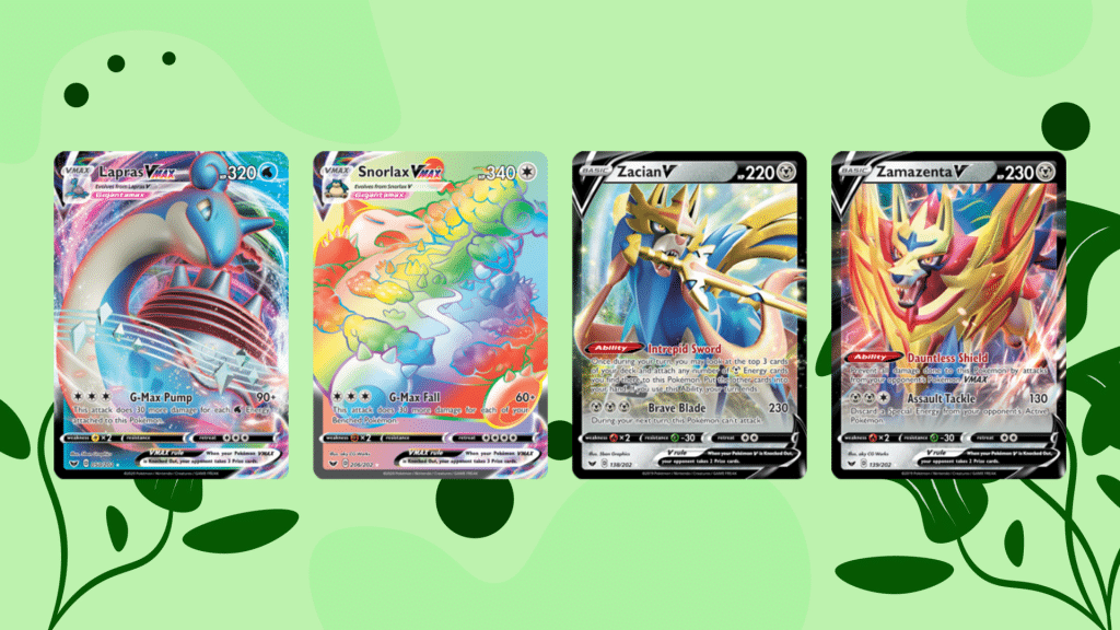 Sword and Shield Card List Secret Rares