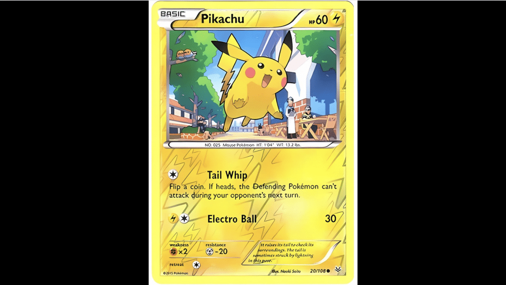 roaring skies card Grass Type Pokémon Pikachu