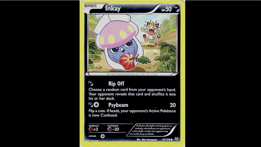 roaring skies card Inkay