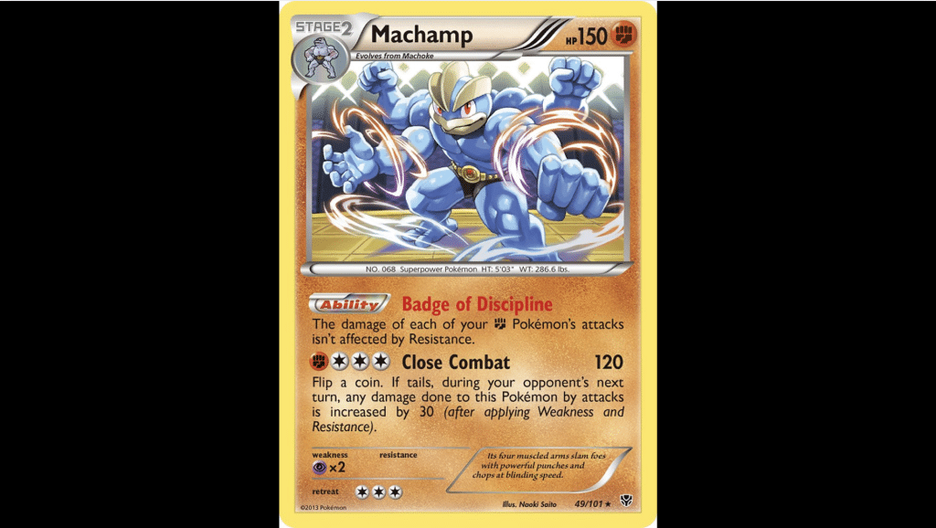 roaring skies card Machamp