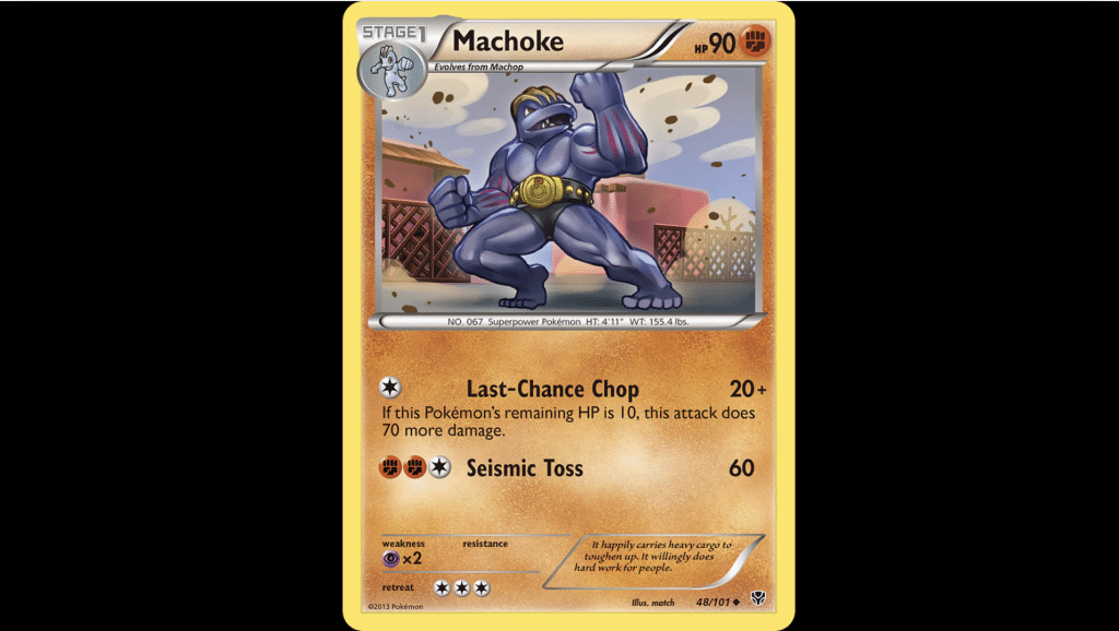 roaring skies card Machoke