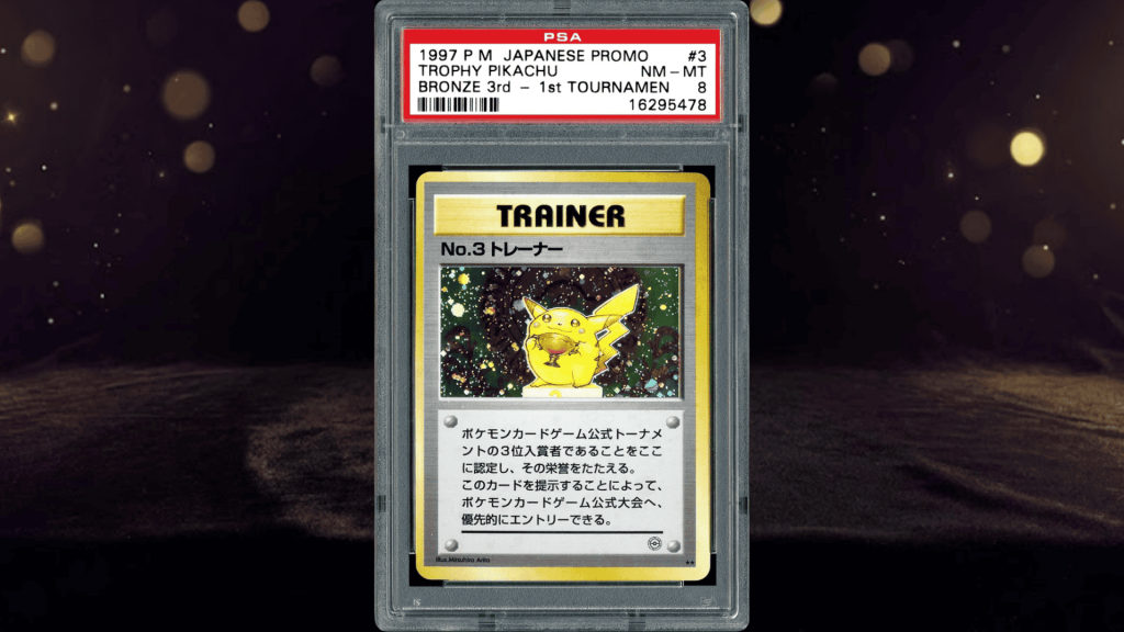 1997 pokemon japanese promo trophy pikachu bronze no 3 1st tournament