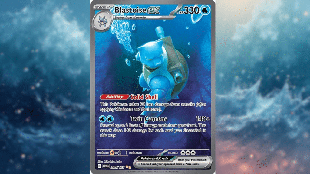 blastoise ex