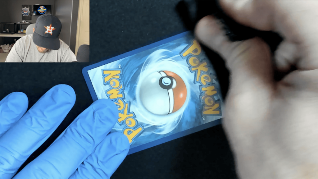 clean the card gently and prepare it for submission