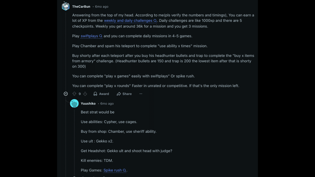 community advice for fast leveling