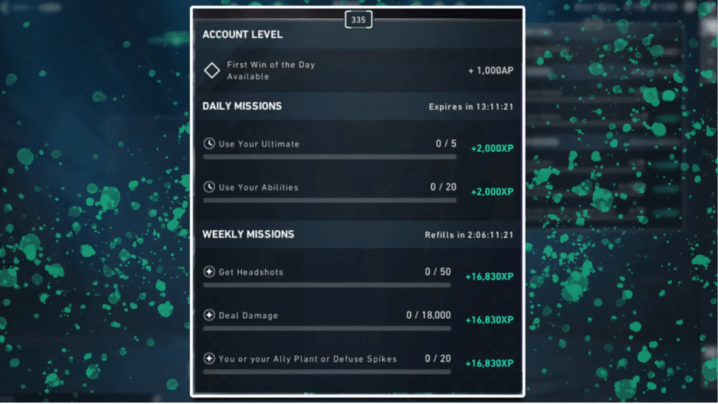 domplete Daily weekly missions