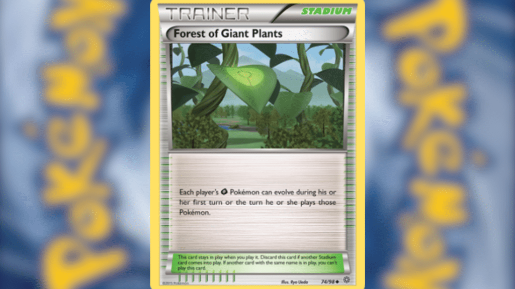 forest of giant plants