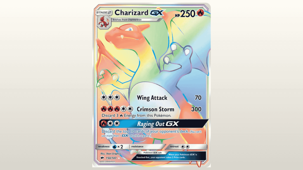 how-much charizard card worth charizard gx