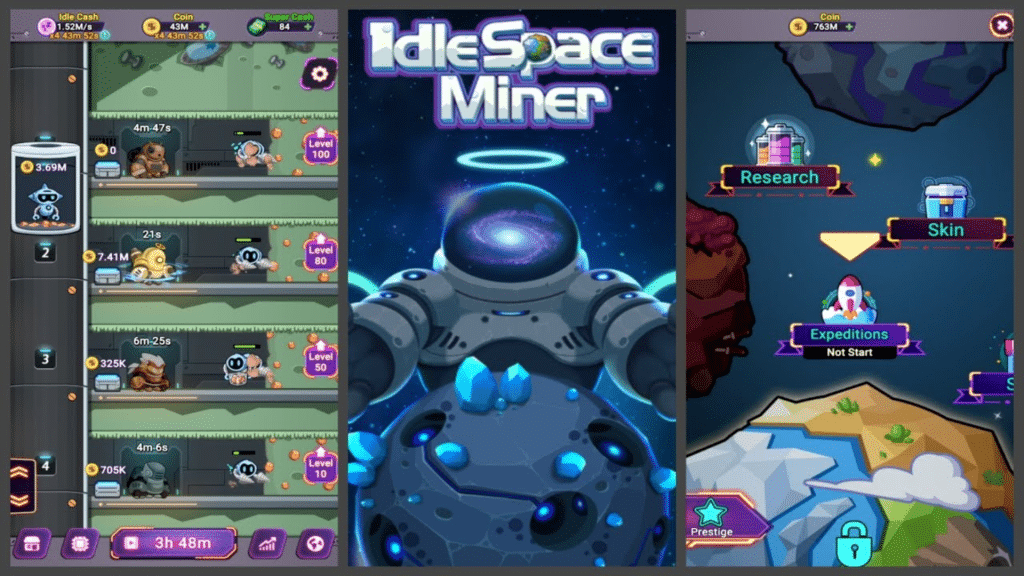 idle space miner