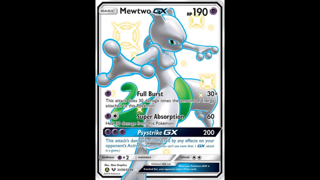 mewtwo gx hidden fates