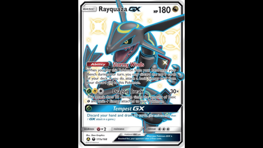 rayquaza gx hidden fates