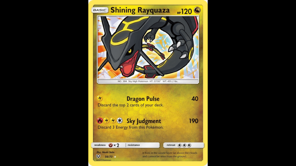 rayquaza shining legends