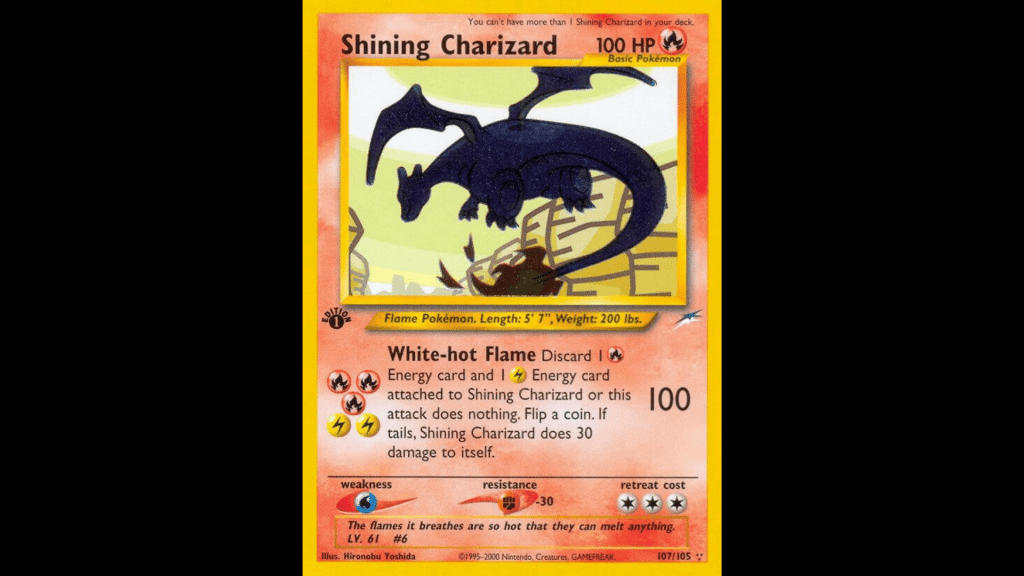 shining charizard neo destiny
