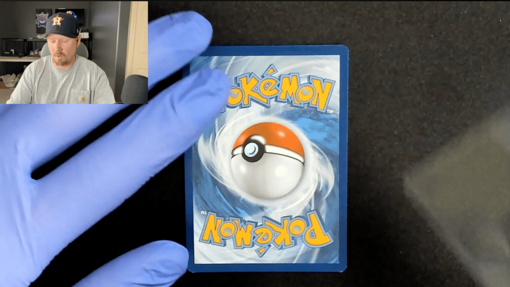 wear gloves and handle the card safely