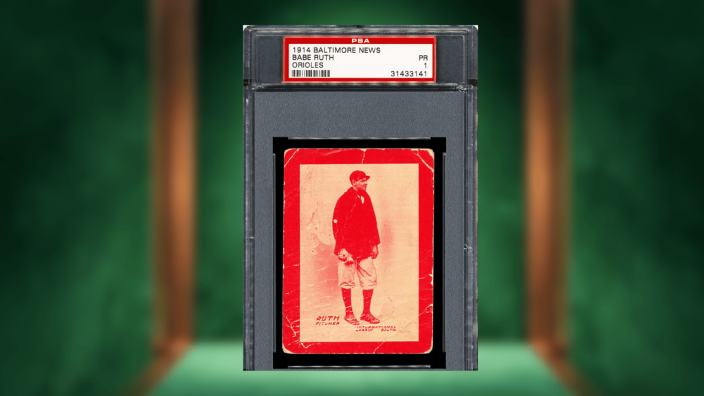 1914 baltimore news babe ruth red