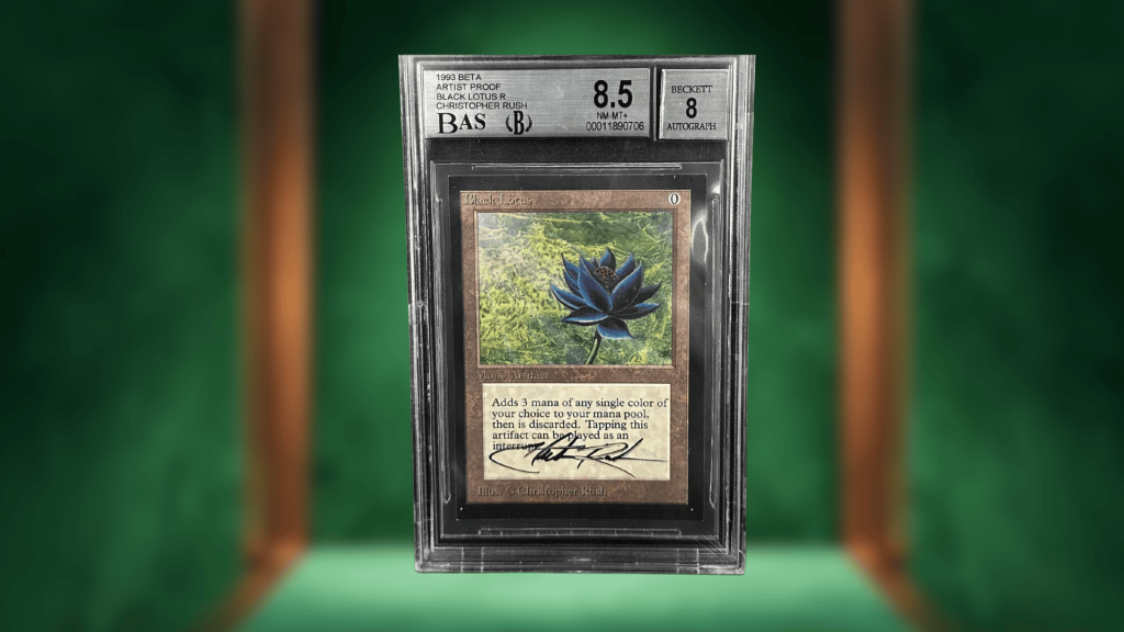 1993 alpha black lotus artist proof