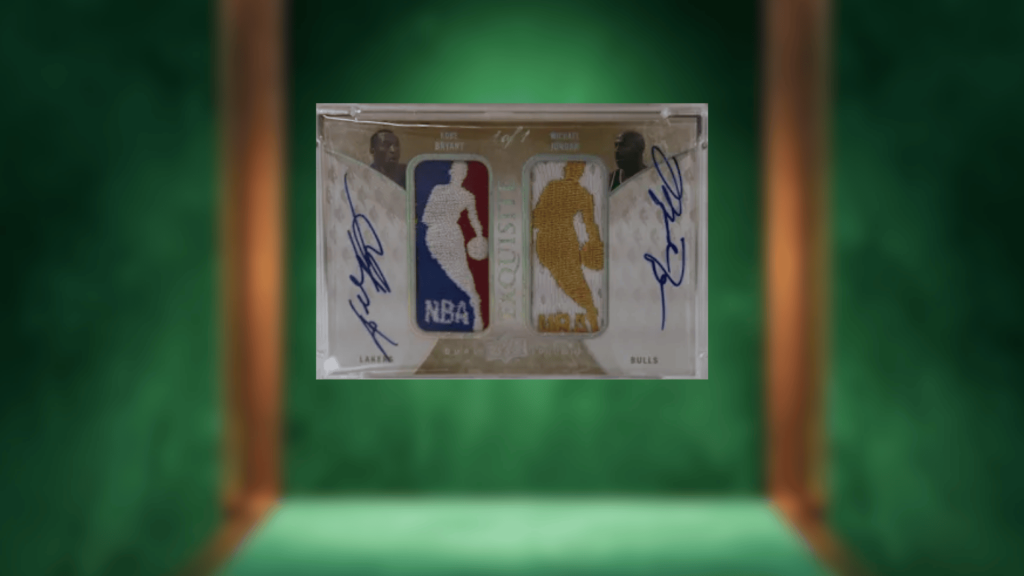 2007–08 upper deck exquisite collection dual logoman autographs michael jordan kobe bryant 11