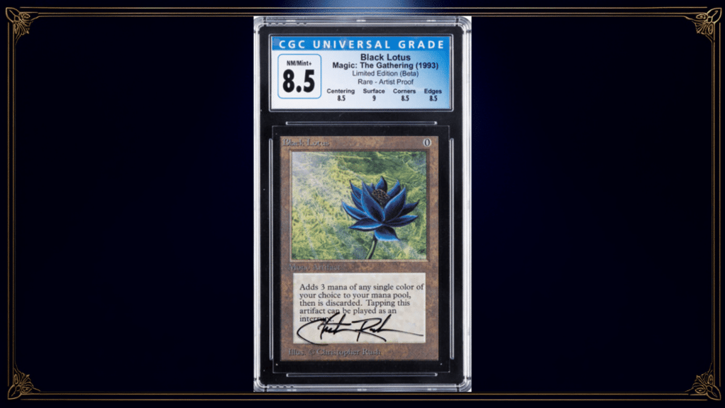 black lotus beta artist proof signed