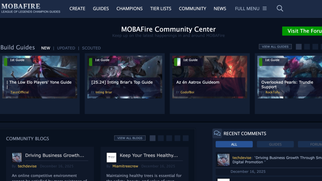 mobafire league of legends discussions