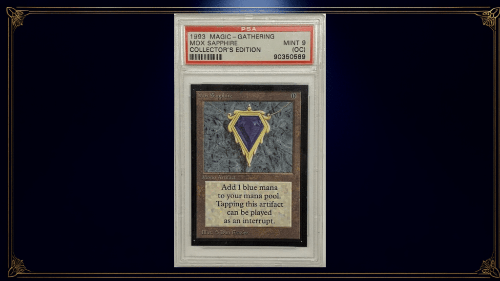 mox sapphire psa 9