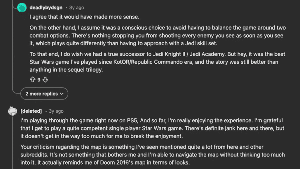 jedi fallen order reddit review