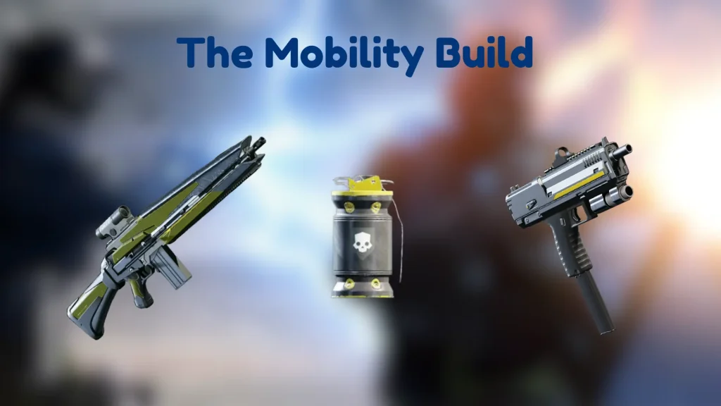 Helldivers 2 mobility build showing fast weapons and gear setup designed for speed and quick repositioning in combat