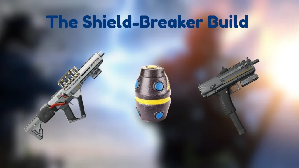 Helldivers 2 shield breaker build showing weapons and grenade setup for countering shielded enemies in combat